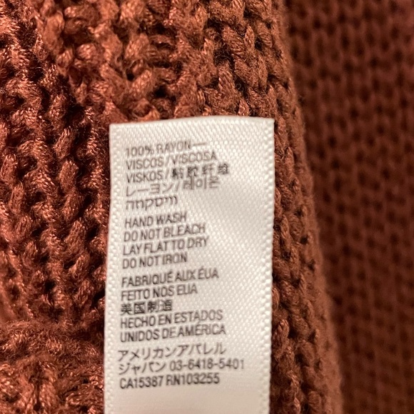 American Apparel - Brown knit sweater, Size L - Picture 5 of 5